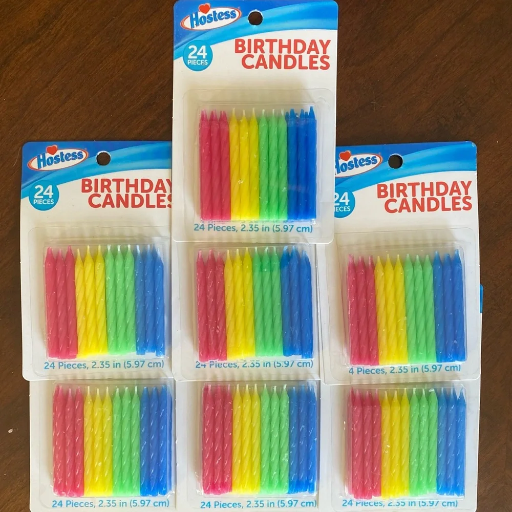 🔥5/$25🔥Birthday Cake Candles (7pks)